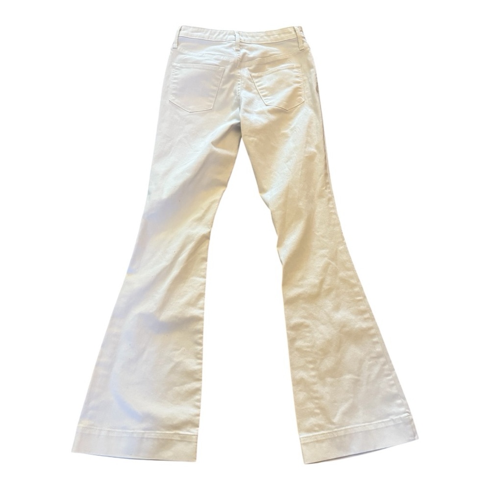 White Denim Massimo Flared leg Pants